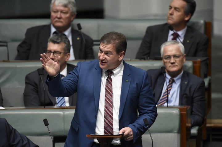 Federal MP Llew O'Brien giving his maiden speech in Federal Parliament