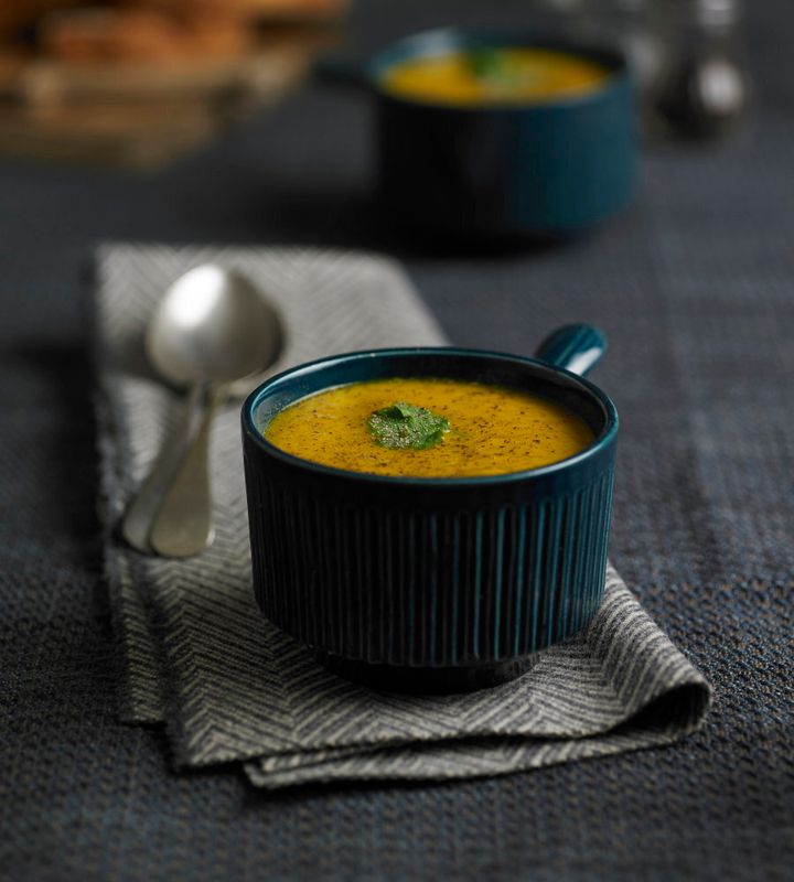 If you prefer a chunkier soup, skip the blending step and enjoy.