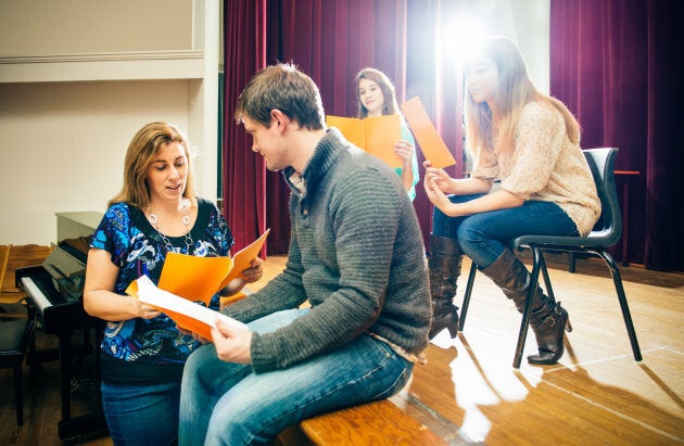 YAM works with teens through role play, allowing them to express their own thoughts and experiences around mental health issues.