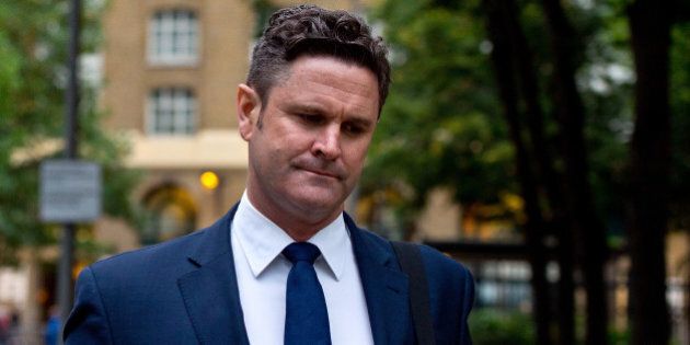 LONDON, ENGLAND - OCTOBER 15: Chris Cairns arrives at Southwark Crown Court on October 15, 2015 in London, England. The former New Zealand cricketer Chris Cairns appeared in court today on charges of perjury and perverting the course of justice. Barrister Andrew Fitch-Holland also faces one count of preventing justice from being served. (Photo by Ben Pruchnie/Getty Images)