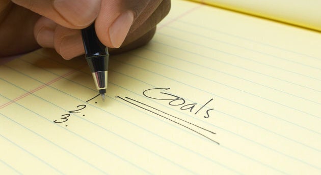 Write your goals down and place the list in a spot you'll see it, such as the fridge or your bedside table.