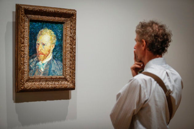 Self portrait, an 1889 oil on canvas, may have been one of Van Gogh's last.