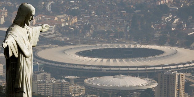 Rio de Janeiro viewed from the air, Brazil