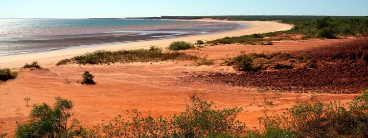 The Kimberley coast is rugged and striking.