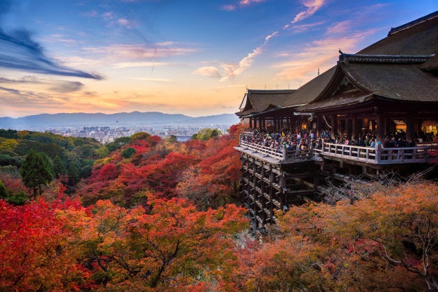 The Kiyomizu-dera temple is one of Japan's most celebrated.