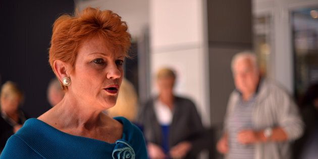 George Brandis says Pauline Hanson's views are shared by many in Australia.