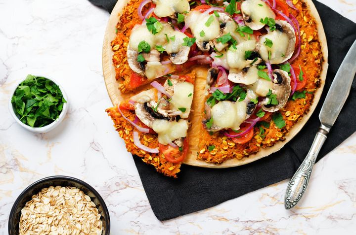 Try swapping a standard pizza base for one with cauliflower or sweet potato.