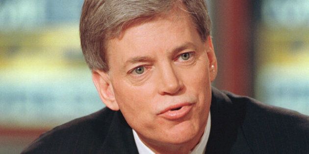 Former Klansman and congressional candidate David Duke discusses his bid for the seat opened by Rep. Bob Livingston during NBC's ''Meet the Press'' March 28, 1999 in Washington, DC. (photo by Richard Ellis)