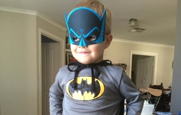 Eamon Obst, 3, also known as Batman.