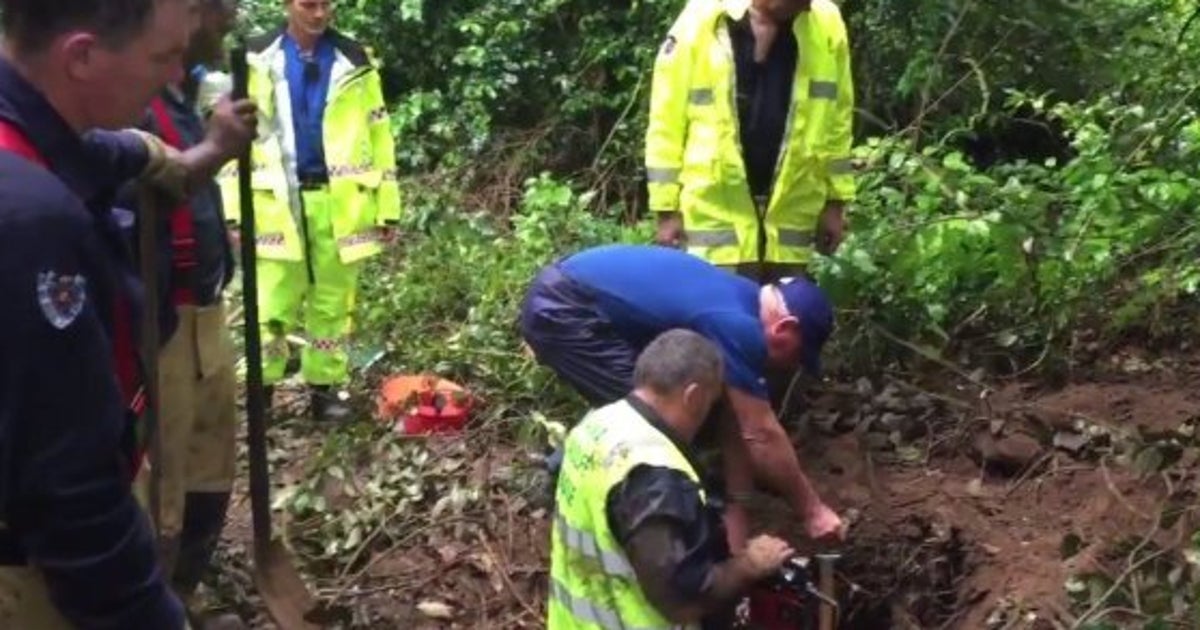 Rescue Mission For Dog Stuck In Wombat Hole HuffPost News