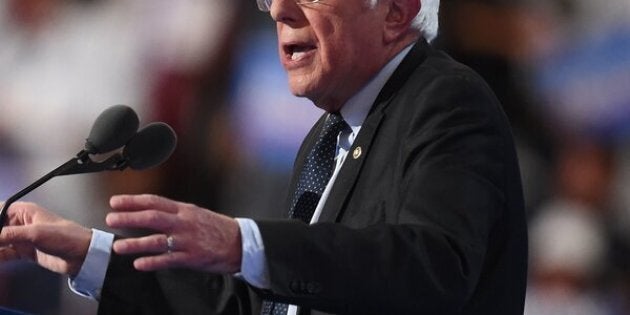 Bernie Sanders is urging his supporters to get on board with Hillary Clinton.