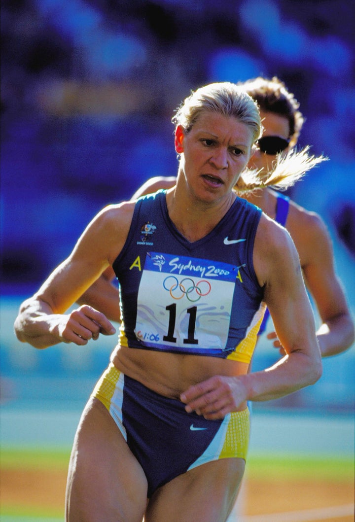 We're sure Kitty Chiller won't mind us unearthing this old pic of her competing in the modern pentathlon at the Sydney 2000 Games.