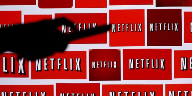 The Netflix logo is shown in this illustration photograph in Encinitas, California October 14, 2014. REUTERS/Mike Blake/File Photo