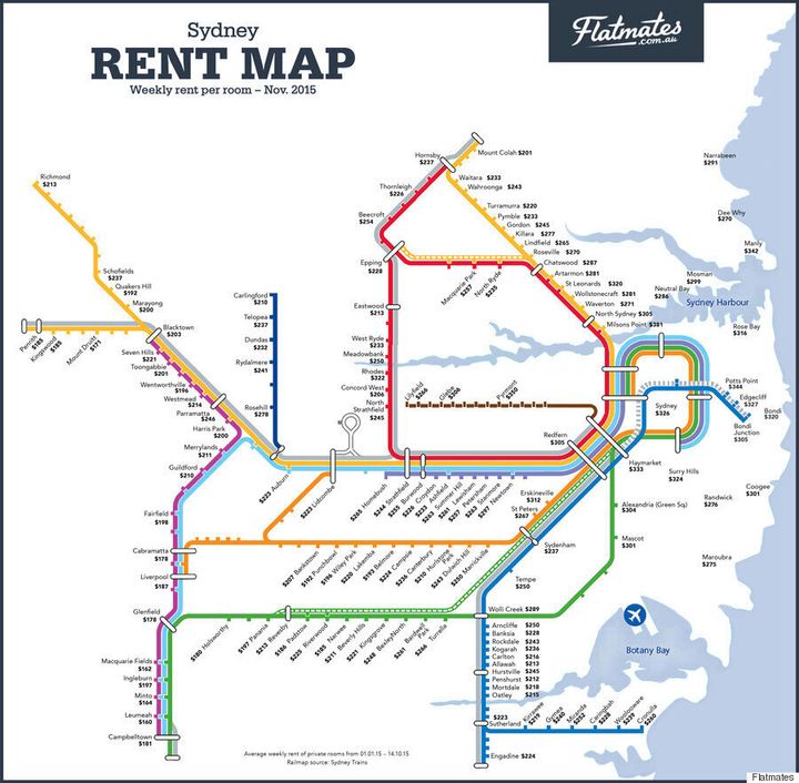 Rent By Train Station Maps For Sydney, Brisbane And Melbourne From ...