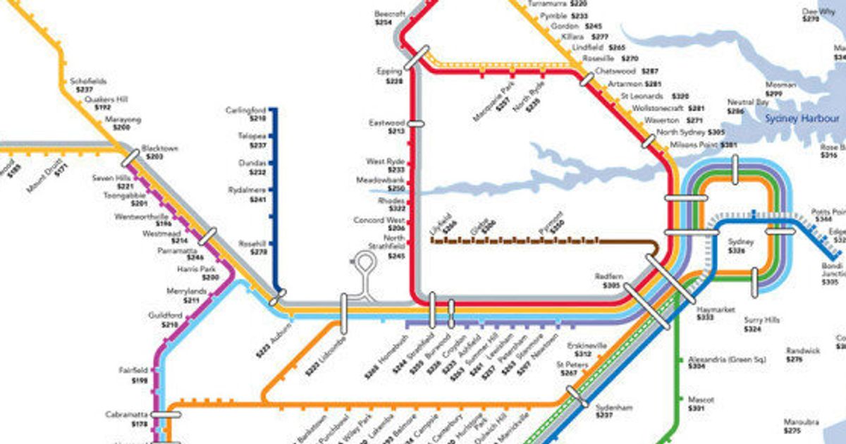 train station map sydney Rent By Train Station Maps For Sydney Brisbane And Melbourne From train station map sydney