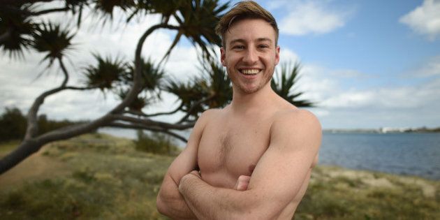 GOLD COAST, AUSTRALIA - OCTOBER 30: Matthew Mitcham of Australia poses for a portrait during the FINA Diving Grand Prix on October 30, 2015 on the Gold Coast, Australia. (Photo by Matt Roberts/Getty Images)