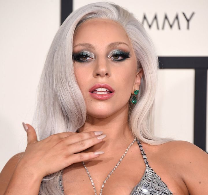 Lady Gaga opted for a silver shade for her strands at the 2015 Grammy Awards, even if it was a wig.