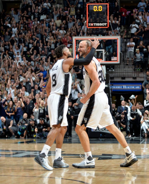 The bad haircut competition between Manu Ginobili and Mills was too close to call.