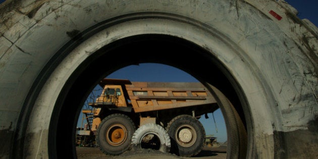 (AUSTRALIA & NEW ZEALAND OUT) An ore truck at ERA's Ranger uranium mine, 6 September 2005. AFR Picture by GLENN CAMPBELL (Photo by Fairfax Media via Getty Images)