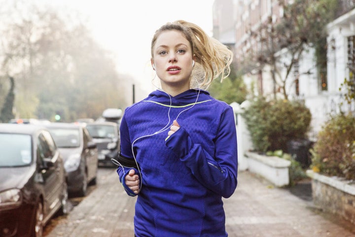 Running is an awesome way to zone out and de-stress.