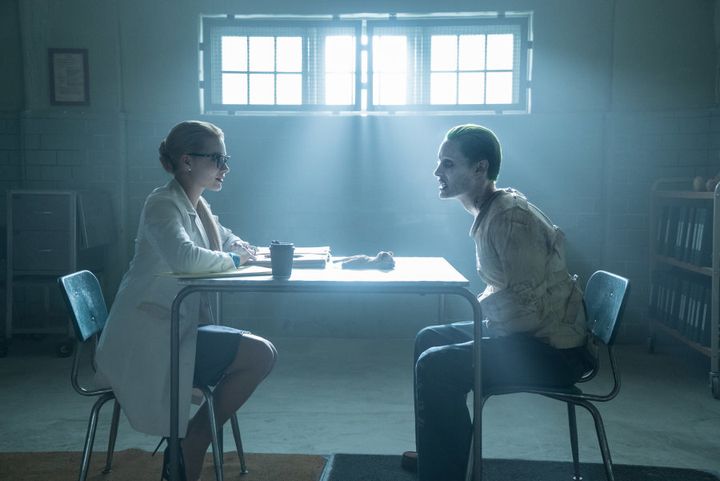 Robbie and Leto in 'Suicide Squad'.