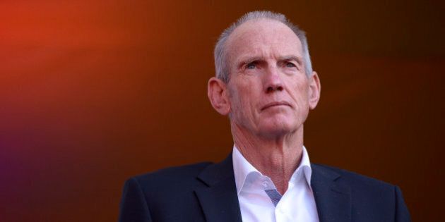 SYDNEY, AUSTRALIA - OCTOBER 01: Wayne Bennett, coach of the Broncos looks on during the launch of NRL Nation at Darling Harbour on October 1, 2015 in Sydney, Australia. (Photo by Brett Hemmings/Getty Images)