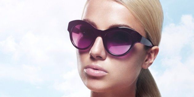 Portrait of woman in sunglasses