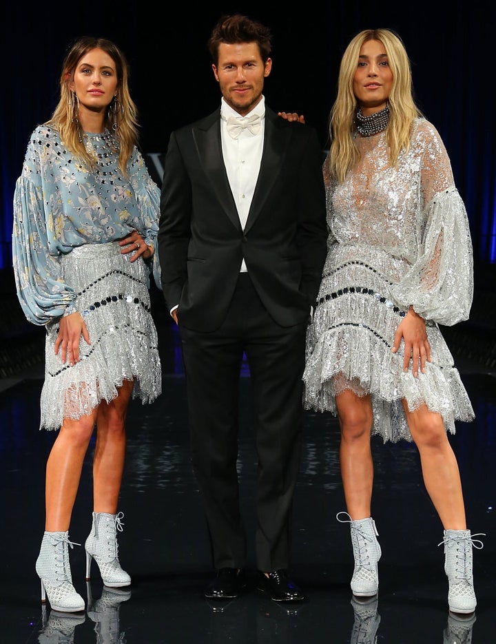 Jesinta Campbell, Jason Dundas and Jessica Gomes.