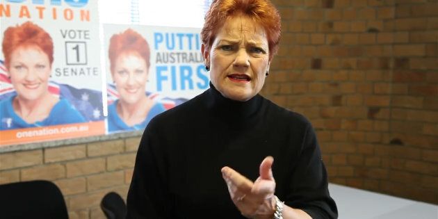 Pauline Hanson's One Nation has won four Senate seats.