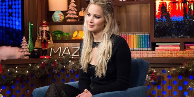 WATCH WHAT HAPPENS LIVE -- Pictured: Jennifer Lawrence -- (Photo by: Charles Sykes/Bravo/NBCU Photo Bank via Getty Images)
