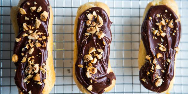 Always say yes to chocolate eclairs.