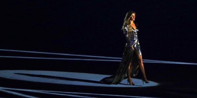 Gisele has wowed the audience at the Rio opening ceremony.