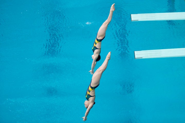 They reached for the sky by reaching for the water.