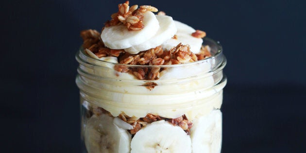 Banana pudding and granola trifle, anyone?