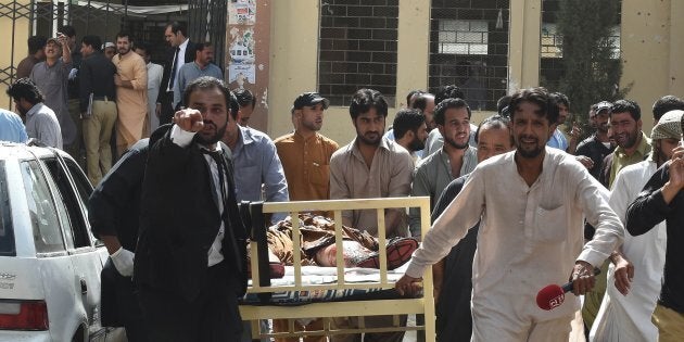 Dozens died in the attack in Quetta.