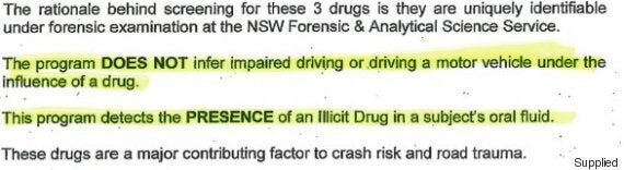 Hazy Drug Driving Advice On Australian