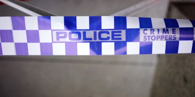 Victorian Police barrier/crime scene tapeMelbourne, Australia