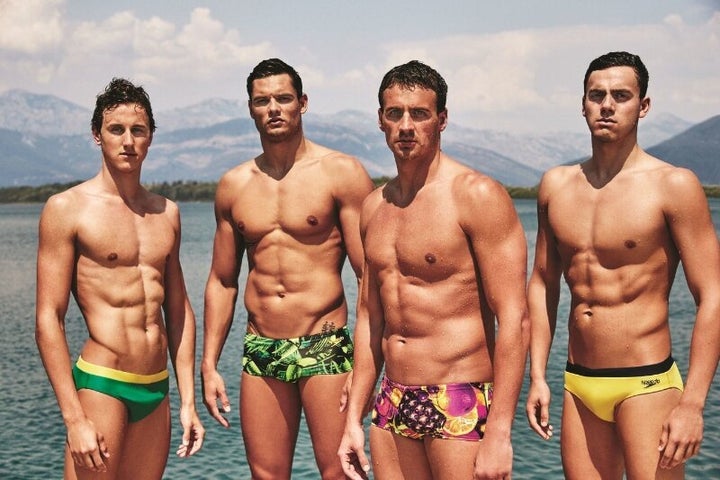 Speedos International's latest launch of men's swimwear is bright.