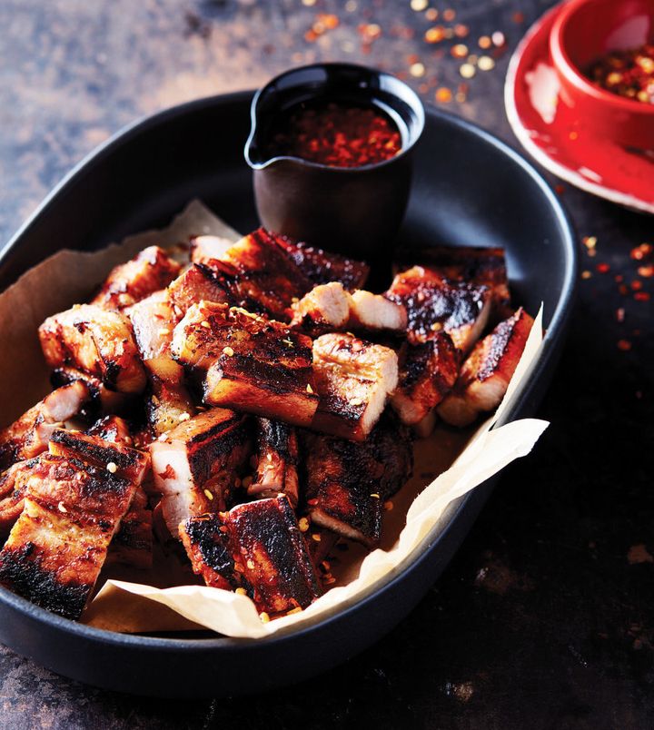 The sweet, salty and sour sauce is the perfect accompaniment to this dish.