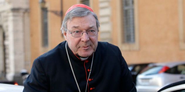FILE - In this March 4, 2013 file photo Australian Cardinal George Pell arrives for a meeting, at the Vatican. Pope Francis marked his first month as pope on Saturday, April 13, 2013 by naming nine high-ranking prelates from around the globe to a permanent advisory group to help him run the Catholic Church and study a reform of the Vatican bureaucracy, a bombshell announcement that indicates he intends a major shift in how the papacy should function. The members of the panel include Cardinal Giuseppe Bertello, president of the Vatican city state administration, a key position that runs the actual functioning of the Vatican, including its profit-making museums. The non-Vatican officials include Cardinals Francisco Javier ErrÃ¡zuriz Ossa, the retired archbishop of Santiago, Chile; Oswald Gracias, archbishop of Mumbai, India; Reinhard Marx, archbishop of Munich and Freising, Germany; Laurent Monsengwo Pasinya, archbishop of Kinshasa, Congo; Sean Patrick O'Malley, the archbishop of Boston; George Pell, archbishop of Sydney, Australia; and Oscar AndrÃ©s RodrÃguez Maradiaga, archbishop of Tegucigalpa, Honduras. Monsignor Marcello Semeraro, bishop of Albano, will be secretary while Maradiaga will serve as the group coordinator. (AP Photo/Andrew Medichini, File)