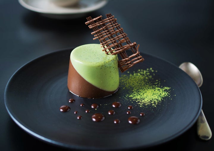 Japanese matcha might be on trend at the moment but it actually pairs amazingly well with chocolate, thanks to its earthy, slightly bitter and complex flavour.