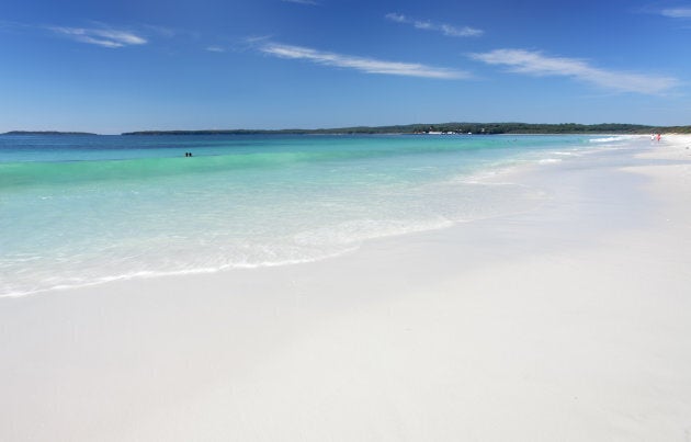 Just another really awful day at Hyams Beach in Jervis Bay, two hours south of Sydney.