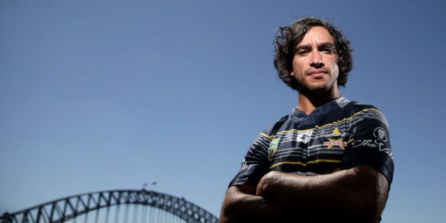 SYDNEY, AUSTRALIA - FEBRUARY 25: Cowboys captain Johnathan Thurston poses during the 2016 NRL Season Launch at Sydney Botanical Gardens on February 25, 2016 in Sydney, Australia. (Photo by Mark Metcalfe/Getty Images)