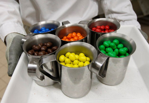 Mass produced colouring is easier and cheaper for the food industry.