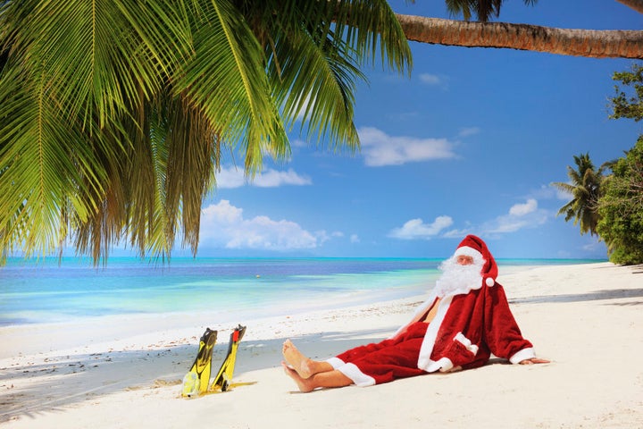 Take a page out of Santa's book and head somewhere exotic over Christmas.