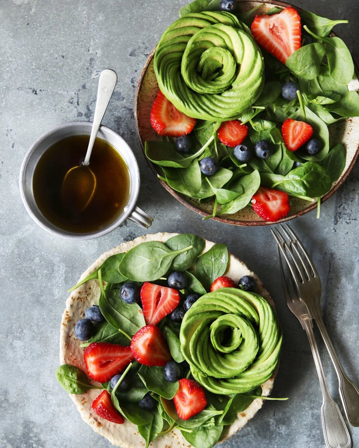 A salad never looked so pretty.