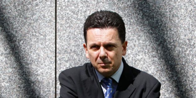 CANBERRA, AUSTRALIA - SEPTEMBER 14: (AUSTRALASIA AND EUROPE OUT) Portrait with South Australian Federal Senator Nick Xenophon at Parliament House, on September 14, 2011 in Canberra, Australia. (Photo by Kym Smith / Newspix via Getty Images)