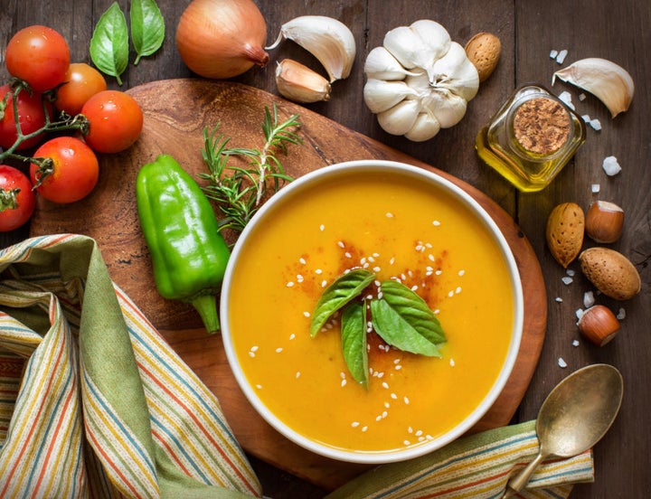 When reheating soup, don't forget to cover the bowl to avoid a pumpkin explosion.