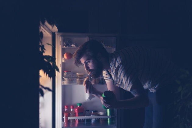 Late night snacking is a no-no.