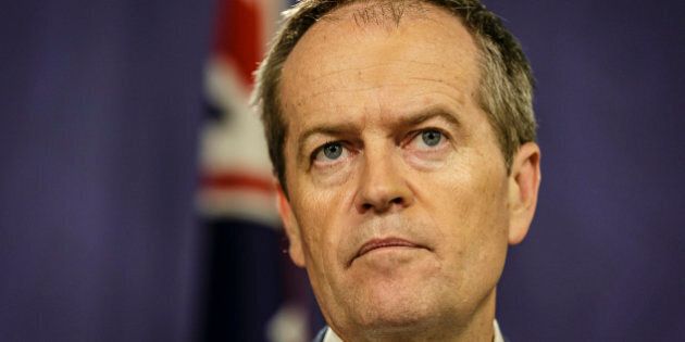 SYDNEY, NEW SOUTH WALES - FEBRUARY 12: Australian Labor Party Leader Bill Shorten on February 12, 2016 in Sydney, Australia. Human services minister Stuart Robert was stood down from ministerial duties following an investigation into a trip to China in 2014. (Photo by Brook Mitchell/Getty Images)